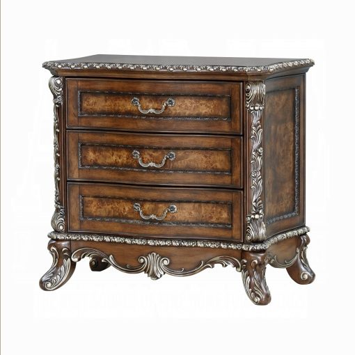 Acme Devany Cherry Nightstand - Image 2
