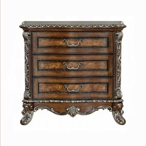 Acme Devany Cherry Nightstand - Image 3