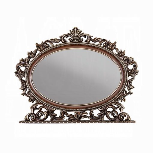 Acme Devany Cherry Oval Mirror - Image 2