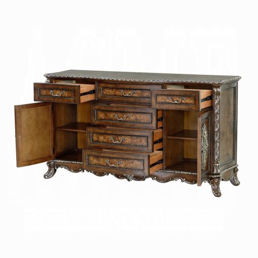 Acme Devany Cherry Dresser - Image 5