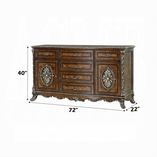 Acme Devany Cherry Dresser - Image 4