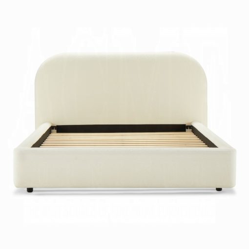 Acme Arden Beige Fabric Bed - Image 3