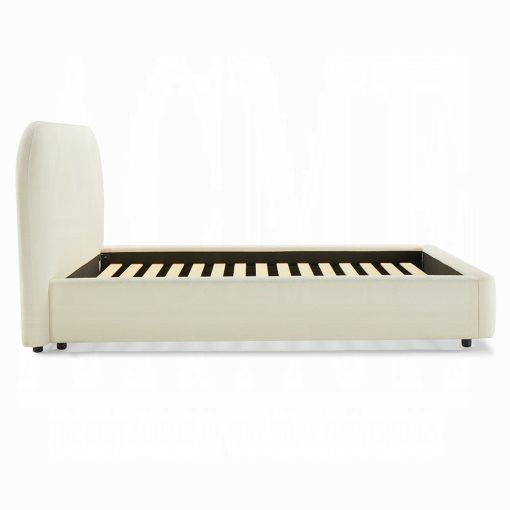 Acme Arden Beige Fabric Bed - Image 4