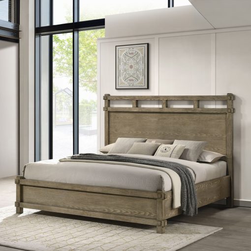 Acme Colton Antique White Oak Bed