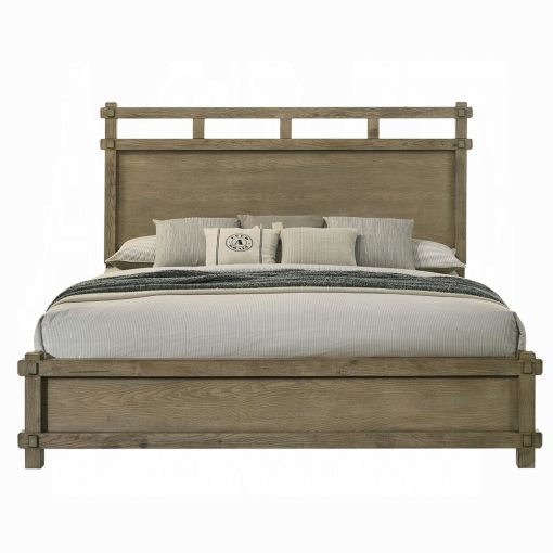 Acme Colton Antique White Oak Bed - Image 3
