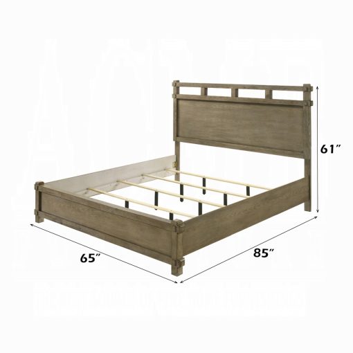 Acme Colton Antique White Oak Bed - Image 7