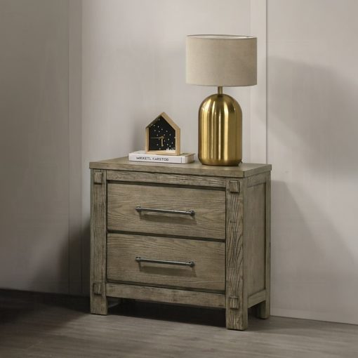 Acme Colton Antique White Oak Nightstand