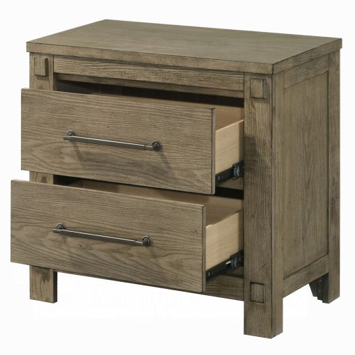 Acme Colton Antique White Oak Nightstand - Image 4