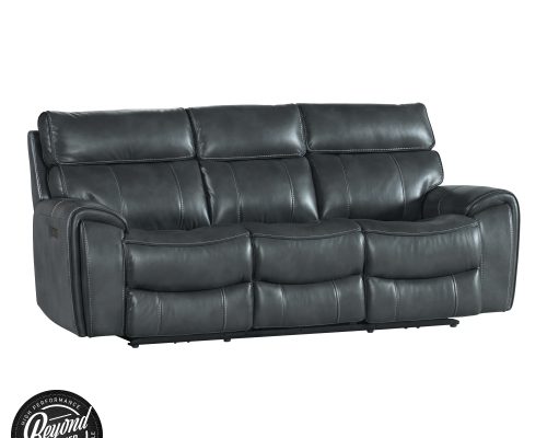 Intercon Summit Dual-Power Sofa | Bolero Slate