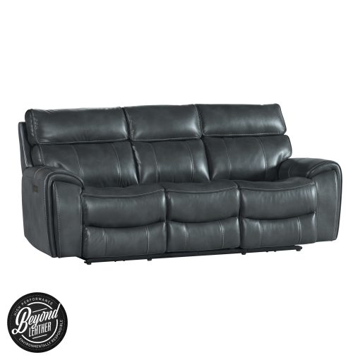 Intercon Summit Dual-Power Sofa | Bolero Slate