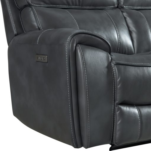 Intercon Summit Dual-Power Sofa | Bolero Slate - Image 4
