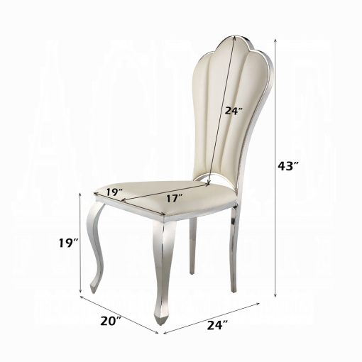 Acme Cyrene Side Chair - Set of 2 - Image 9