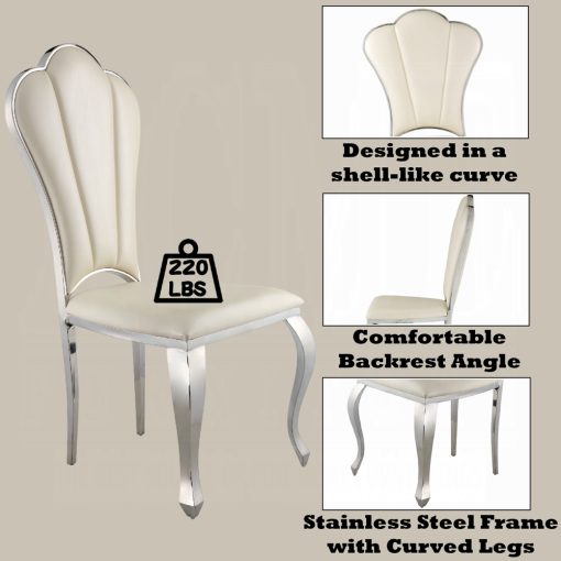 Acme Cyrene Side Chair - Set of 2 - Image 10