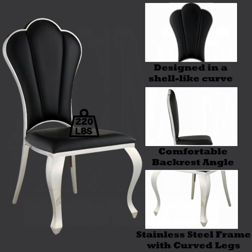 Acme Cyrene Side Chair - Set of 2 - Image 20