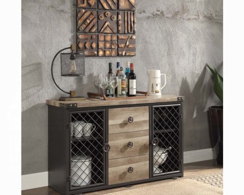 Acme Edina Oak & Sandy Black Server