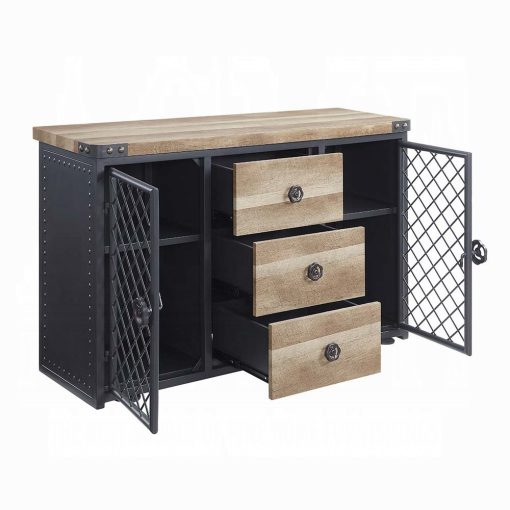 Acme Edina Oak & Sandy Black Server - Image 4