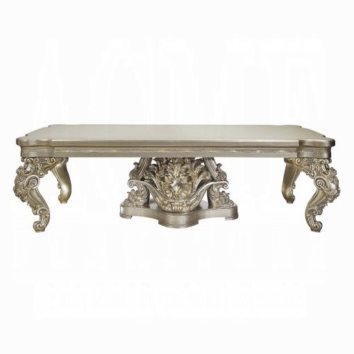 Acme Danae Champagne & Gold Dining Table - Image 3