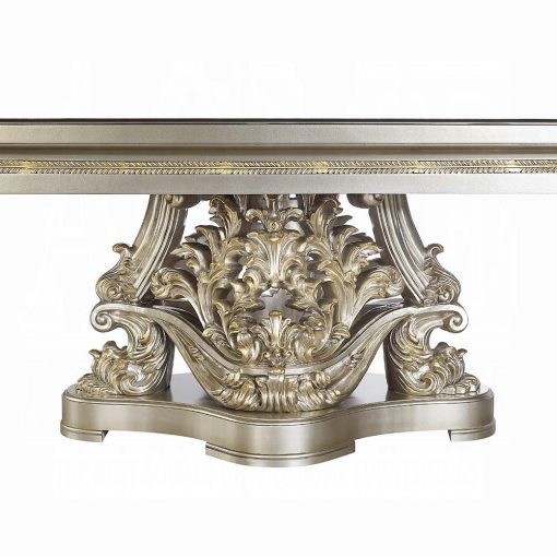 Acme Danae Champagne & Gold Dining Table - Image 5