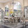 Acme Danae Champagne & Gold Dining Table