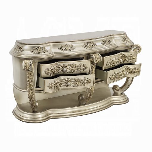 Acme Danae Champagne & Gold Server - Image 4
