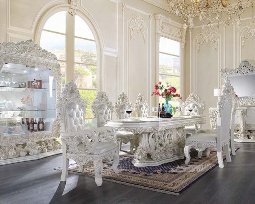 Acme Adara Antique White Dining Table