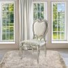 Acme Bently Fabric & Champagne Side Chair - Set of 2