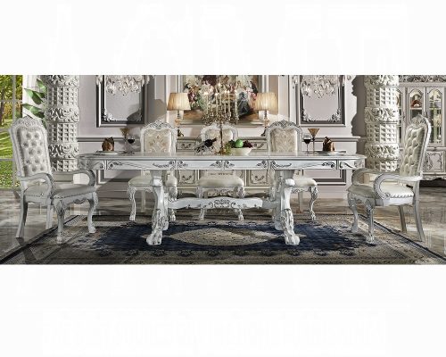 Acme Dresden Bone White Dining Table