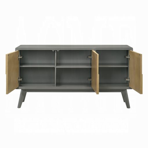Acme Blayde Light Gray & Natural Server - Image 4