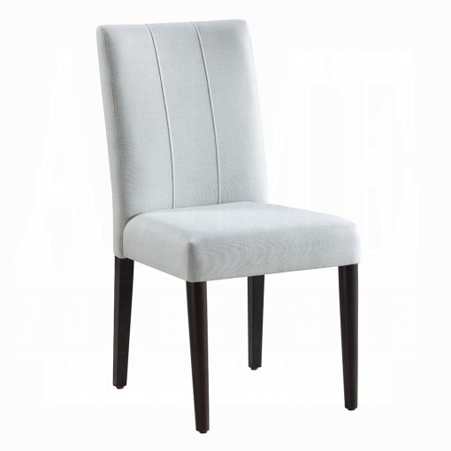 Acme Carena White & Brown Side Chair - Set of 2 - Image 2