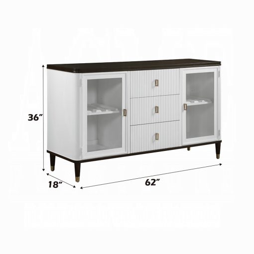 Acme Carena White & Brown Server - Image 5