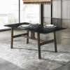 Acme Destin Sintered Stone & Walnut Dining Table