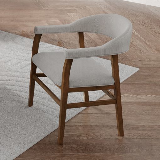 Acme Darcy Dark Walnut Arm Chair - Set of 2