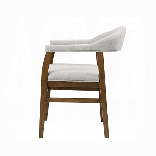 Acme Darcy Dark Walnut Arm Chair - Set of 2 - Image 4
