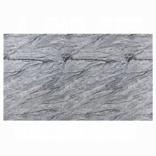 Acme Caralin Engineered Stone & Black Dining Table - Image 5