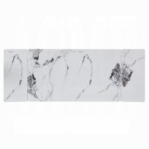 Acme Damita Ceramic Top & Black Dining Table - Image 5