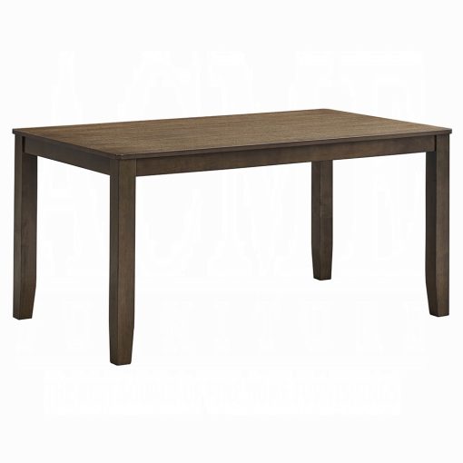 Acme Damica Walnut Dining Table - Image 2