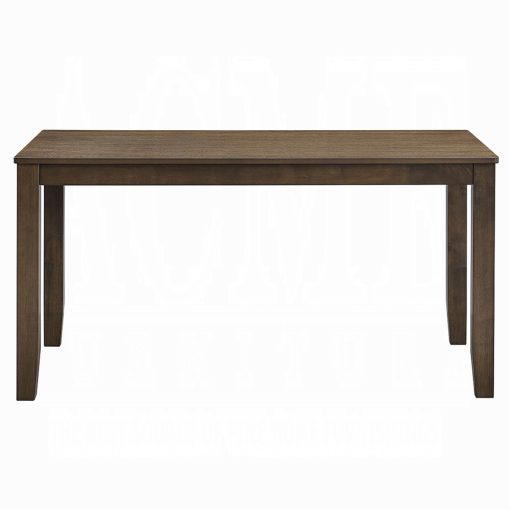 Acme Damica Walnut Dining Table - Image 3