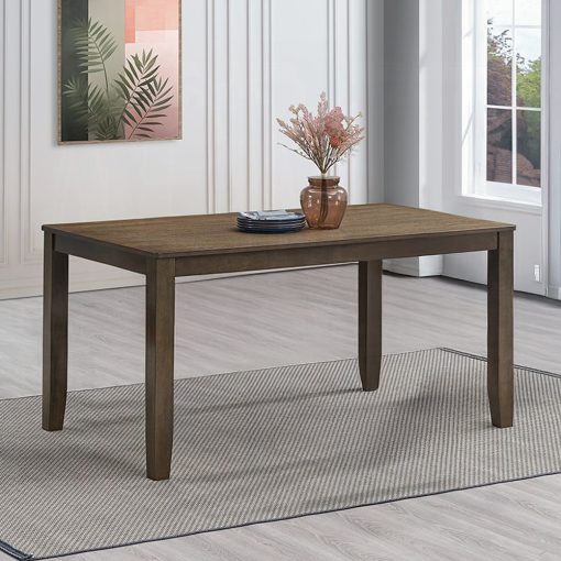 Acme Damica Walnut Dining Table - Image 9