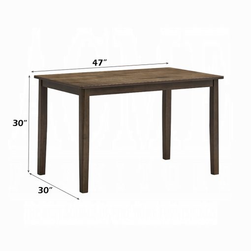 Acme Damica Walnut Dining Table - Image 14
