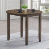 Acme Damica Walnut Round Dining Table