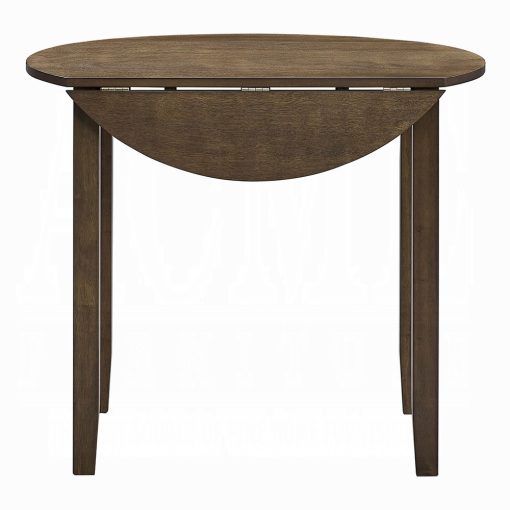Acme Damica Walnut Round Dining Table - Image 3