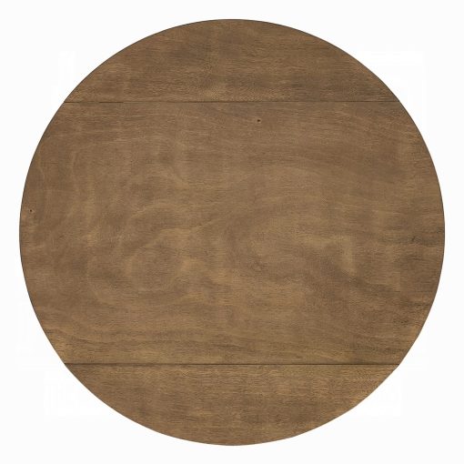 Acme Damica Walnut Round Dining Table - Image 4
