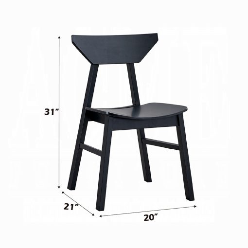 Acme Briar Black Side Chair - Set of 4