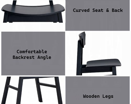Acme Briar Black Side Chair - Set of 4