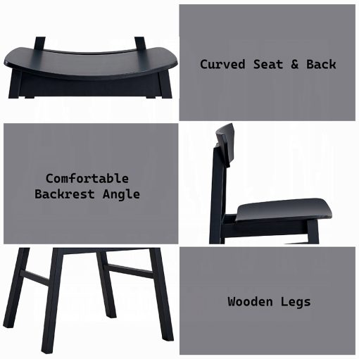 Acme Briar Black Side Chair - Set of 4