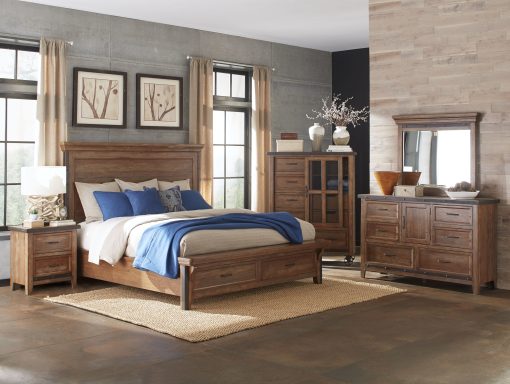 Intercon Taos Canyon Brown 2 Drawer Nightstand - Image 2