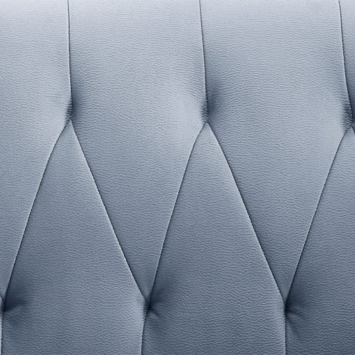 Acme Bayram Light Gray Velvet Chair - Image 6