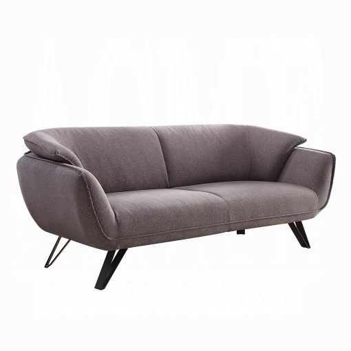 Acme Dalya Gray Linen Sofa - Image 2