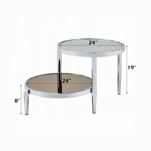 Acme Abbe Glass & Chrome Coffee Table - Image 9