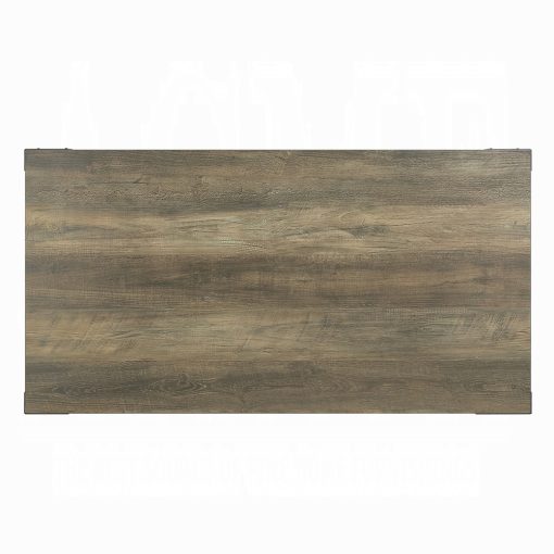 Acme Abiram Rustic Oak Coffee Table - Image 4